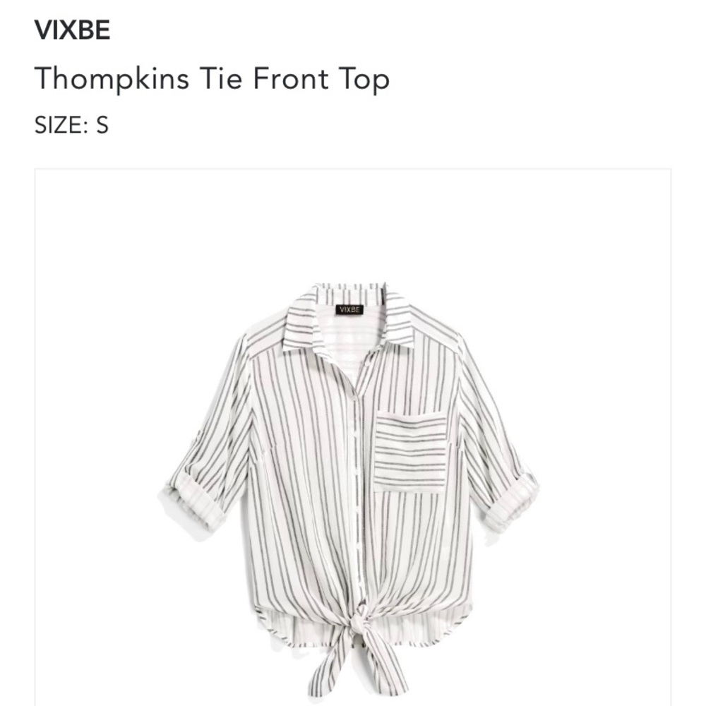 VIXBE
Thompkins Tie Front Top